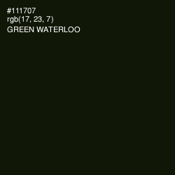 #111707 - Green Waterloo Color Image